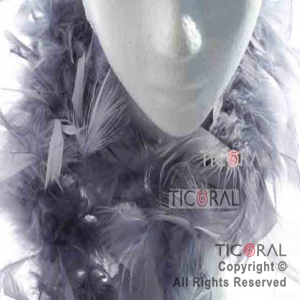 BOA HS2374-10 PLUMAS PLATA 2MTS (40GRS) x 1
